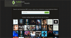 Desktop Screenshot of hulksharemusic.com
