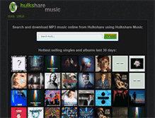 Tablet Screenshot of hulksharemusic.com